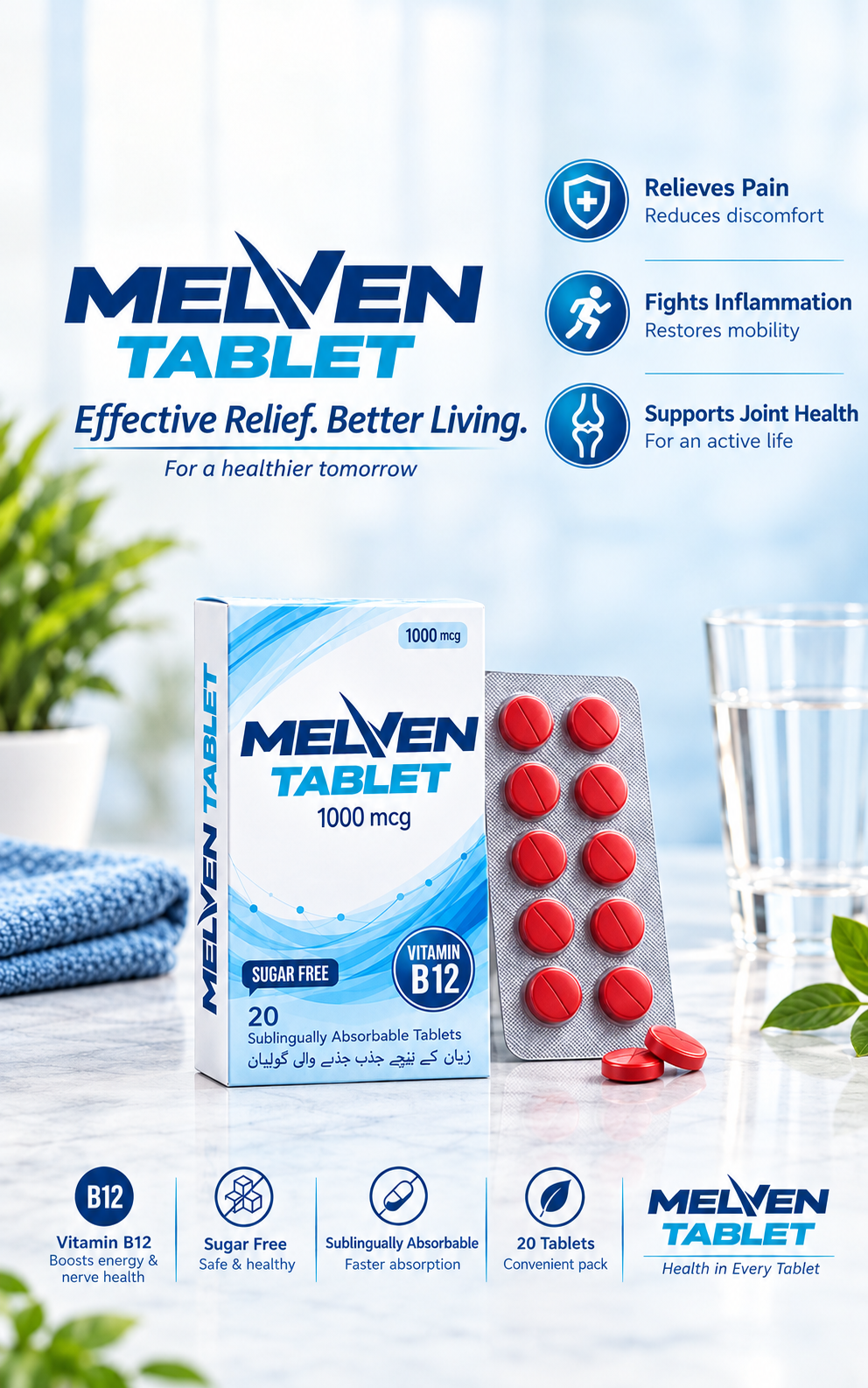 Melven Tablet Health Advertisement